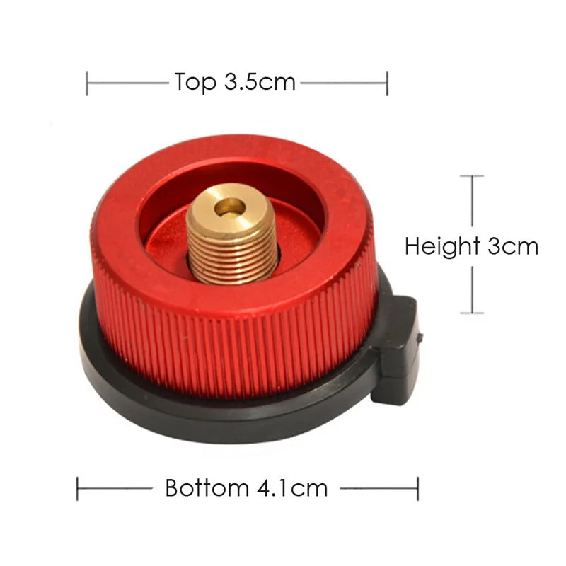 Outdoor Camping Stove Gas Tank Adapter Propane Tank Adapter Gas Burner Conversion Head Camping Gear