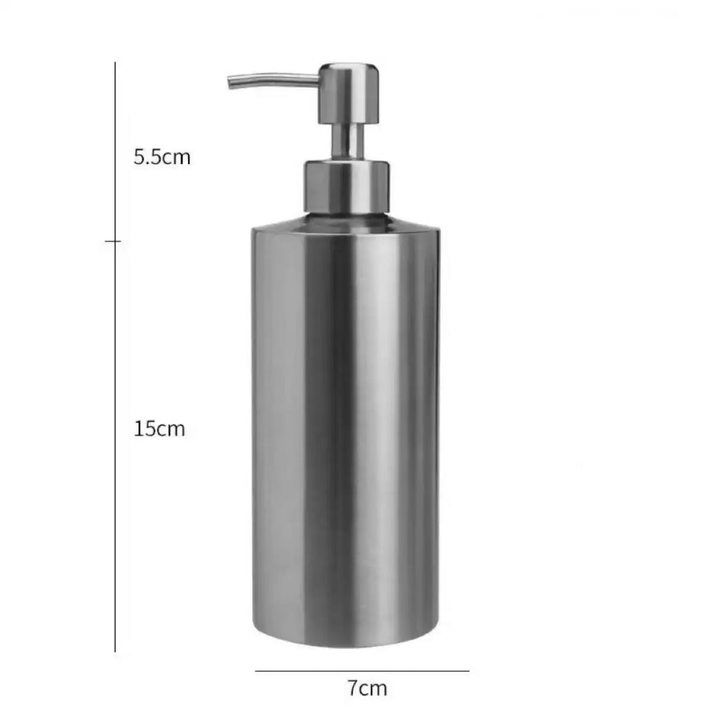 Liquid soap dispenser bottle gel bottle 304 stainless steel Lotion Pump Hand Soap Kitchen Bathroom Dispenser 250ml/350ml/550ml