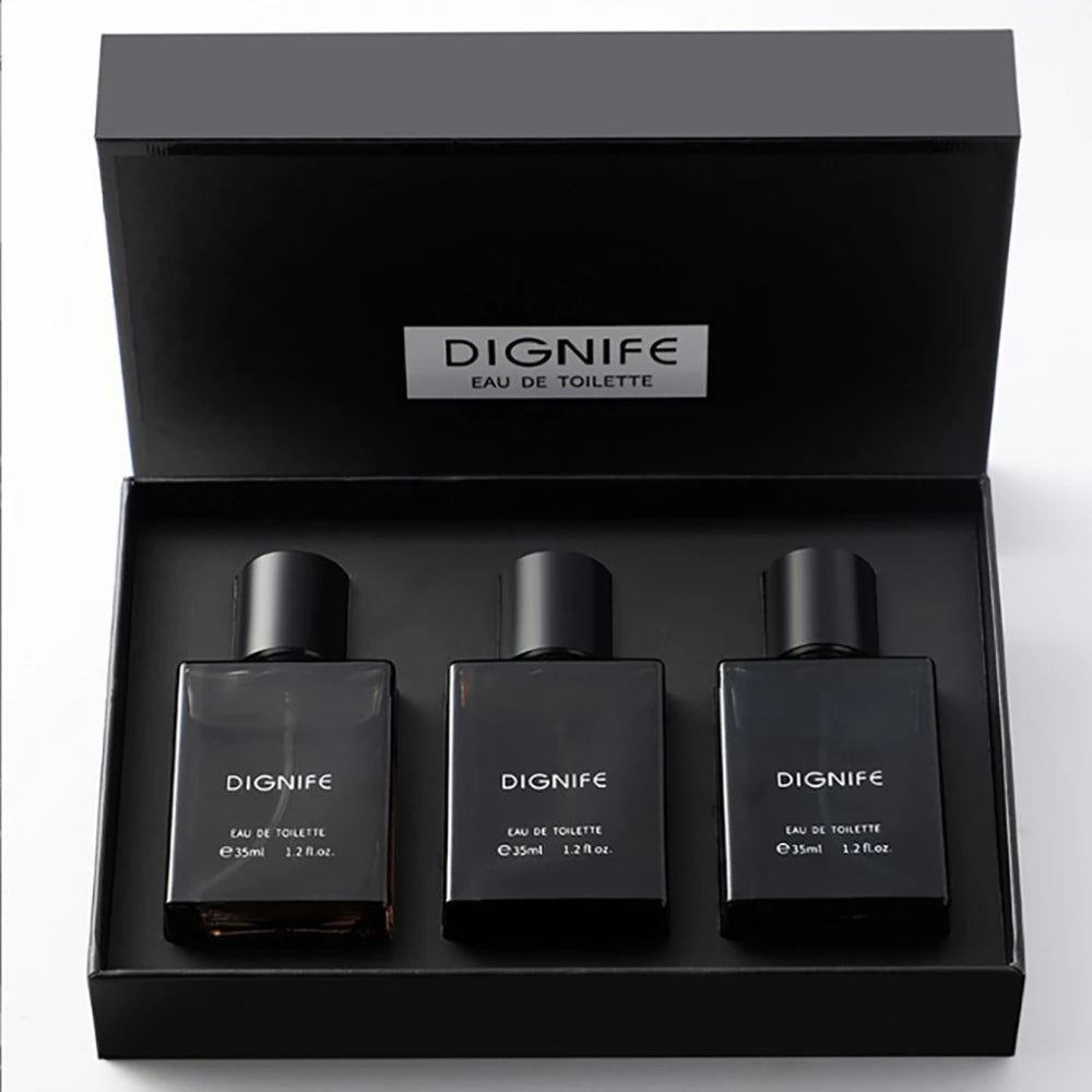 Brand Original Perfume Men Cologne 105ml Pheromone Parfums Homme Fresh Natural Man Fragrance Perfumes Hombre Gift Box 3Pcs Set