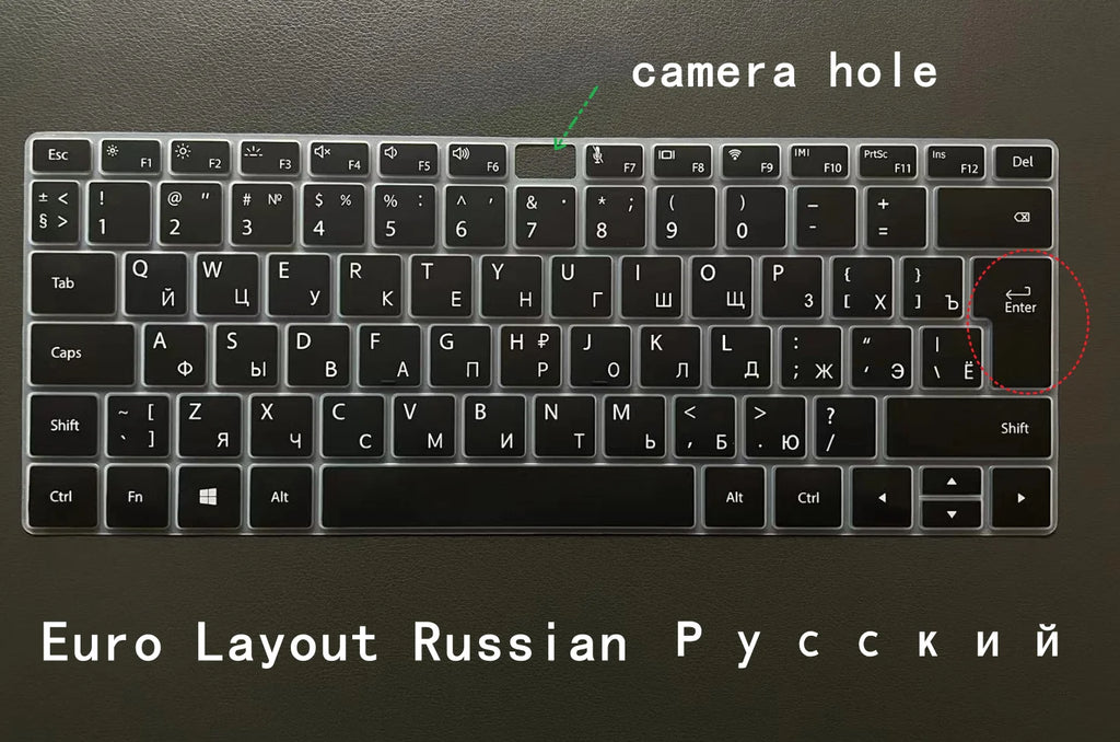 Russian Spanish  for HUAWEI Matebook 14 2023 2022 2021 2020 2019 14.0 inch  matebook14  Mate book 14 Laptop Keyboard Cover Skin