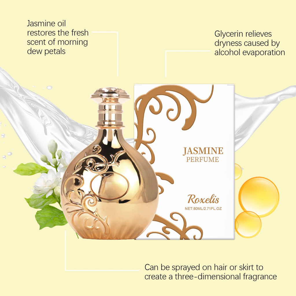 Luxurious floral fragrance - Jasmine scent lasts long, boosts confidence and charm, and leaves a fresh fragrance wherever you go