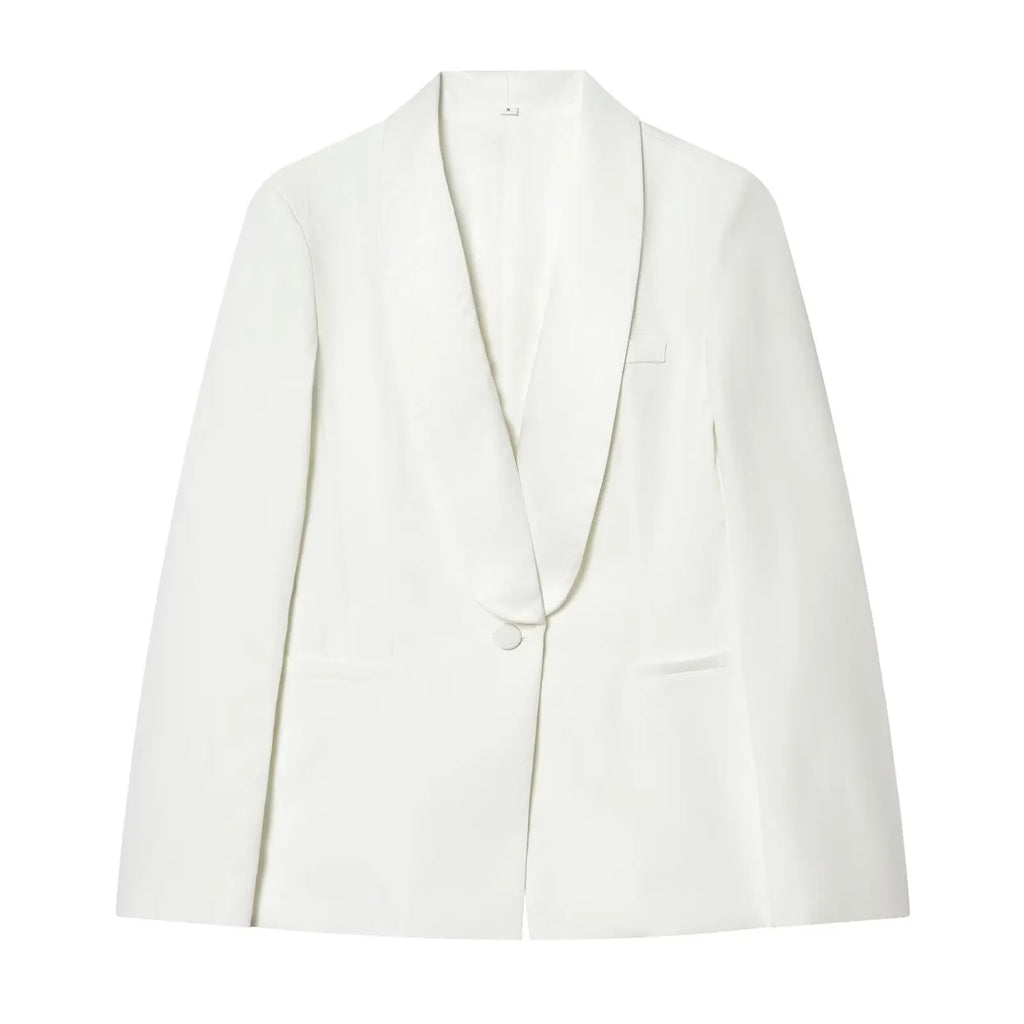 HH 2026 Women New Fashion Solid 2-Piece Set Single Button Long Sleeve Blazer Jacket+High Waist Zipper Pockets Solid Long Pants