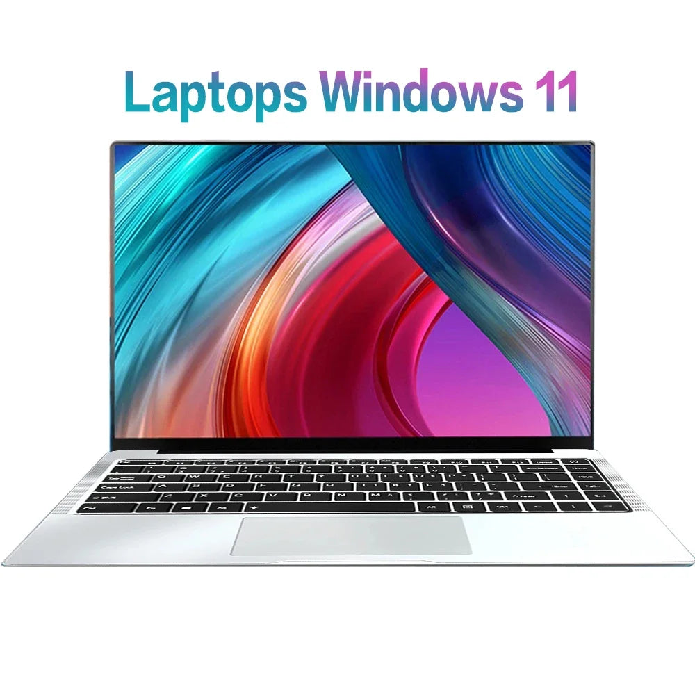 Portable Office Laptop Computer 14.1" 12GB RAM 1TB 2TB SSD Windows 11 Notebook Learn Recreation Entertainment Portable Laptops