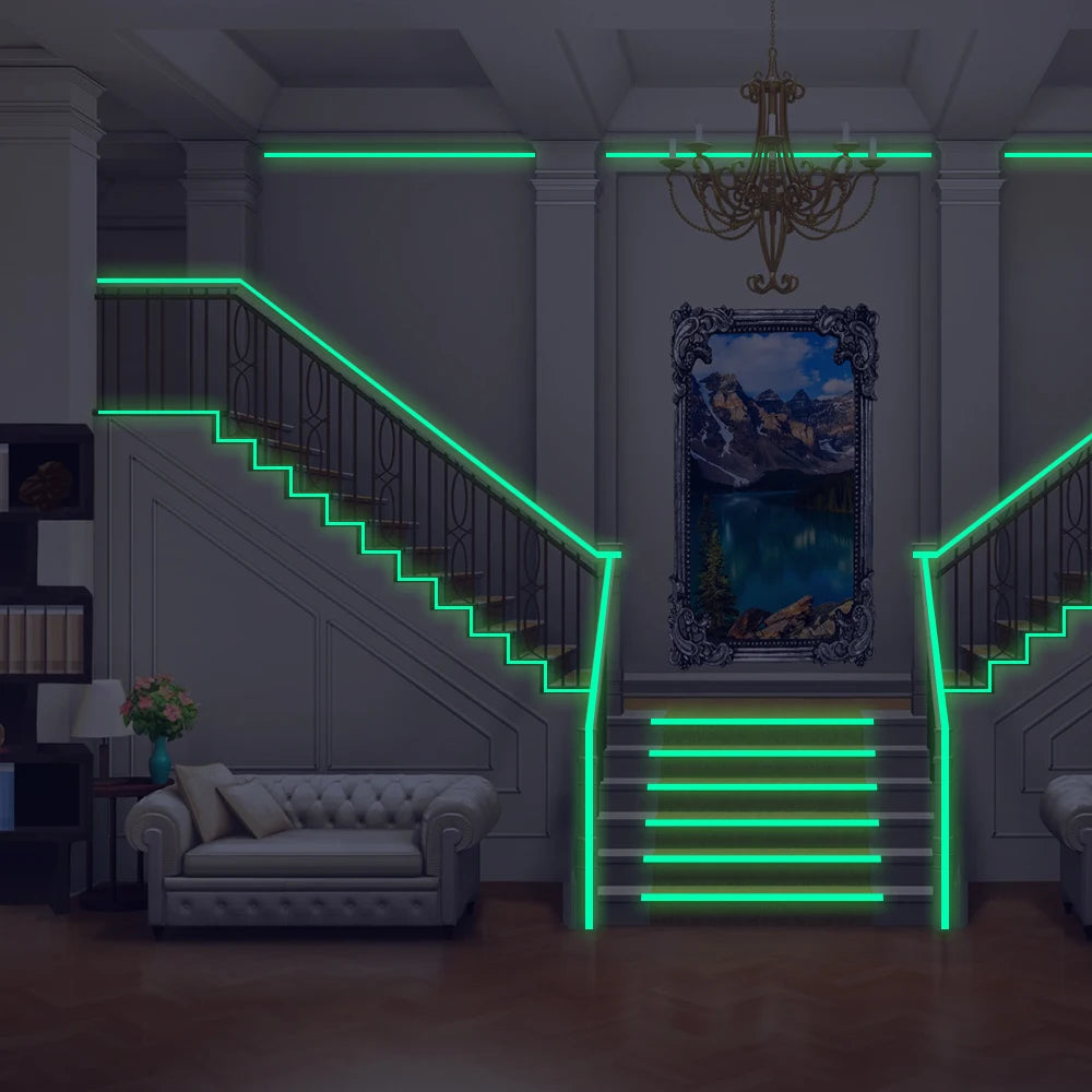 Glow in The Dark Tape Glow Tape Easter Decorations Self Adhesive Waterproof Glow in The Dark Stickers Home Night DIY Craft Decor