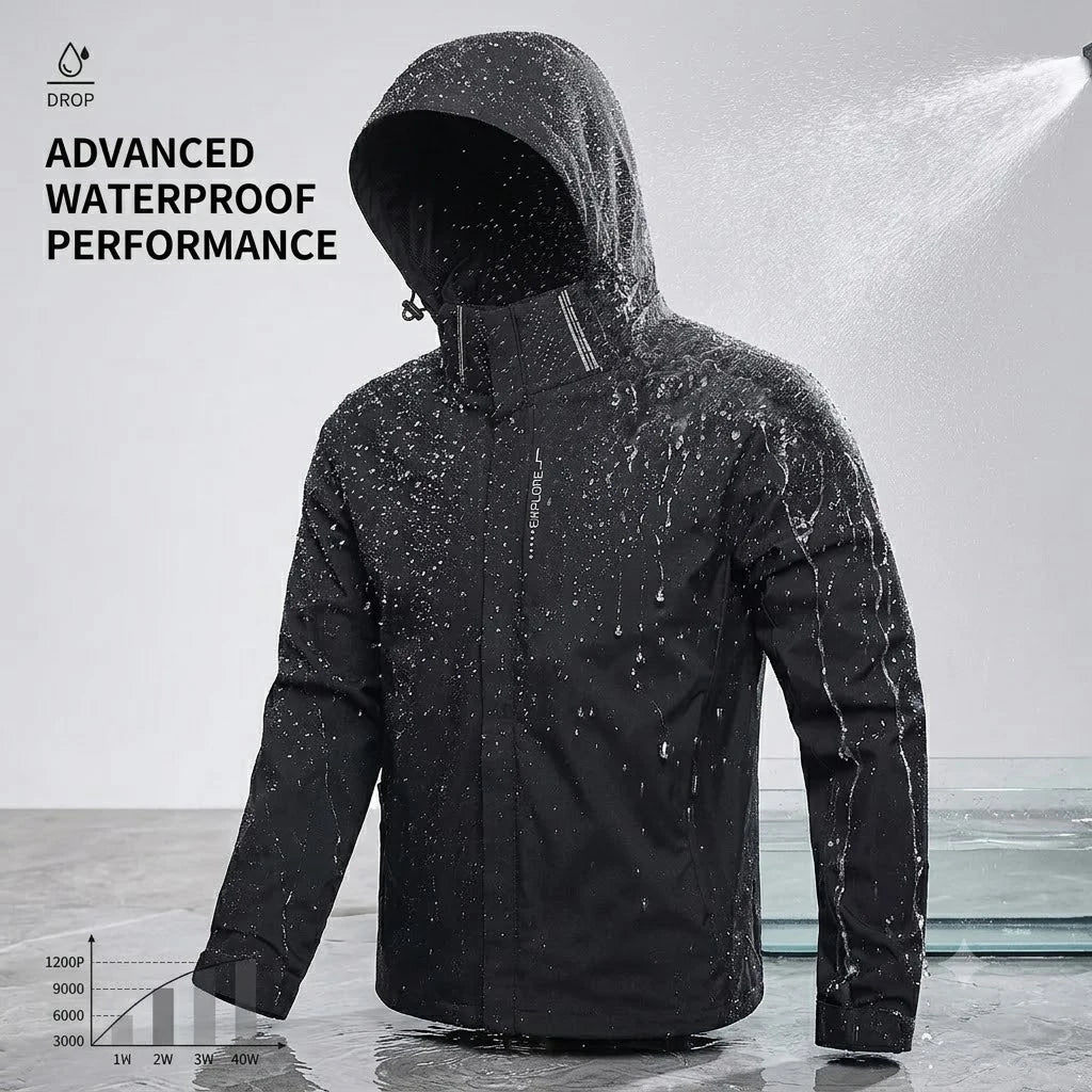 Outdoor Windproof Coats Waterproof Jackets Lightweight Cycling Hoodie Hiking Raincoat Work Hooded Man Climbing Zipper Tracksuits