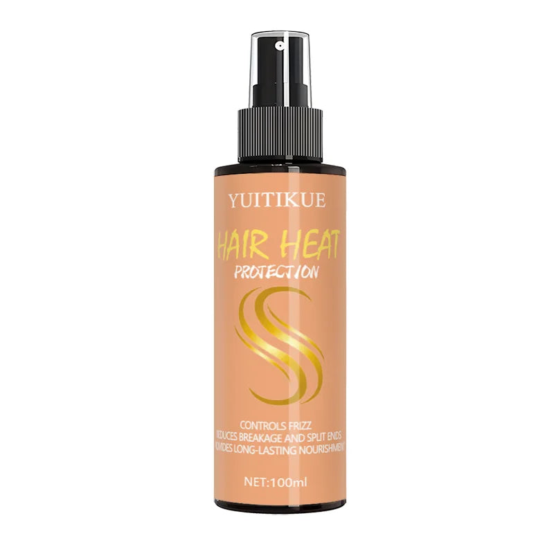 YUITIKUE Hair Thermal Protection Spray 100ml Control Frizz Reduce Breakage Long Last Nourish Before Heat Styling
