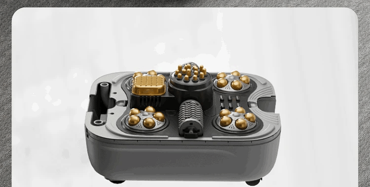 Electric Foot Bath Bucket Vibration Sterilization Foot Spa Bubbles Footbath Machine for Relieve Pressure Relaxation Foot Massage