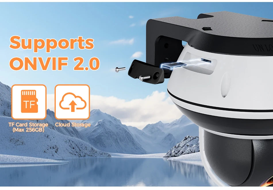 Hiseeu 6MP Vandalproof POE IP Audio Camera 4X Optical Zoom Outdoor Video CCTV Security Surveillance Dome Cameras Onvif H.265