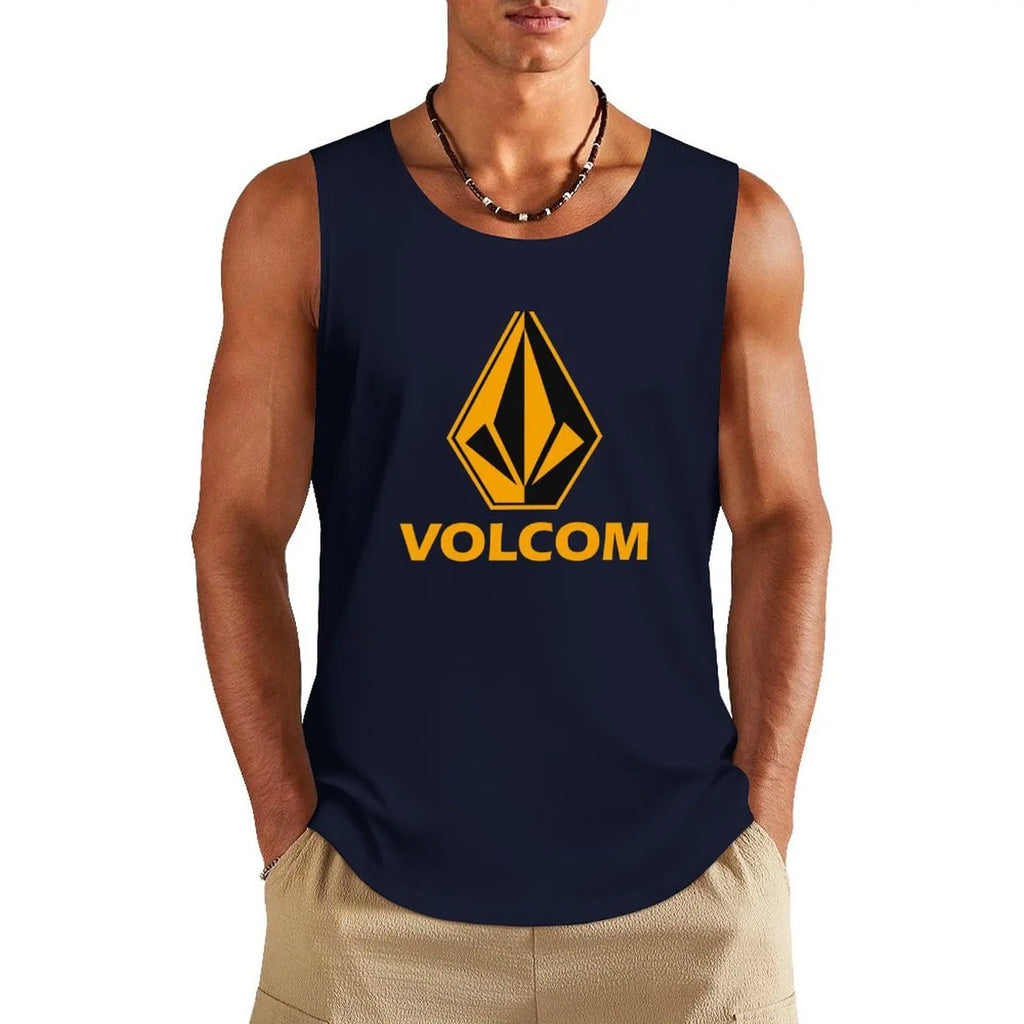 Diamond fitness vest Men's Tank Top Fashion Gym T-shirt Hawaiian Beach Surf Sleeveless Shirts Summer Casual Run Fitness Man Vest