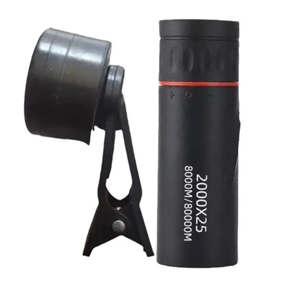 HD 25mm Monocular Telescope with Phone Clip