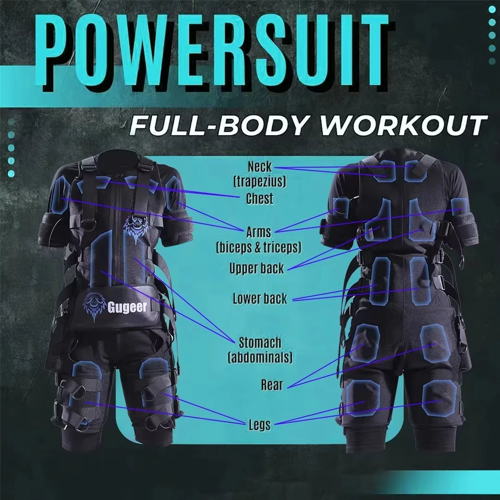 Wireless Full Body EMS Muscle Stimulator for Home Gym Fitness Training Electrotherapy Workout Equipment for Muscle Building