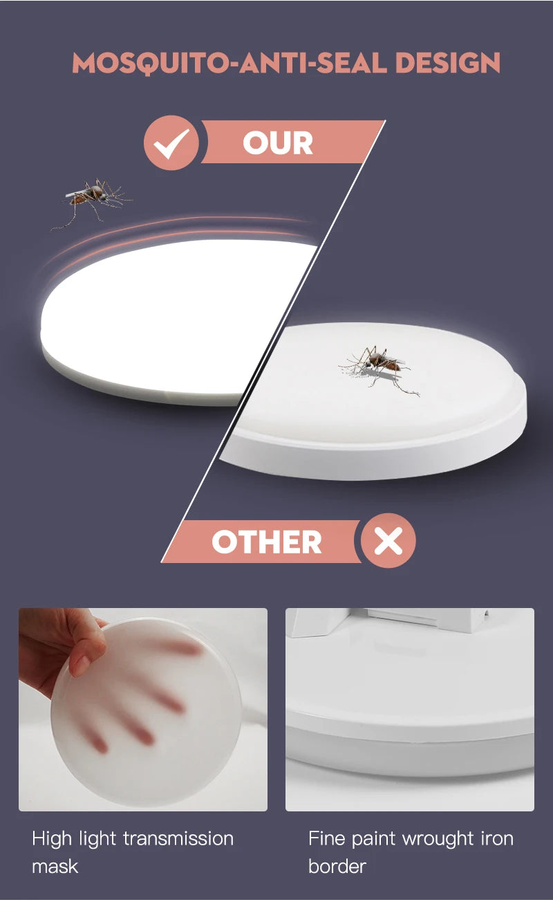 Led Ceiling Lamp Modern Ceiling Light IP65 Waterproof Round 30/18W Indoor Lighting For Bathroom Living Room Kitchen Balcony 220V