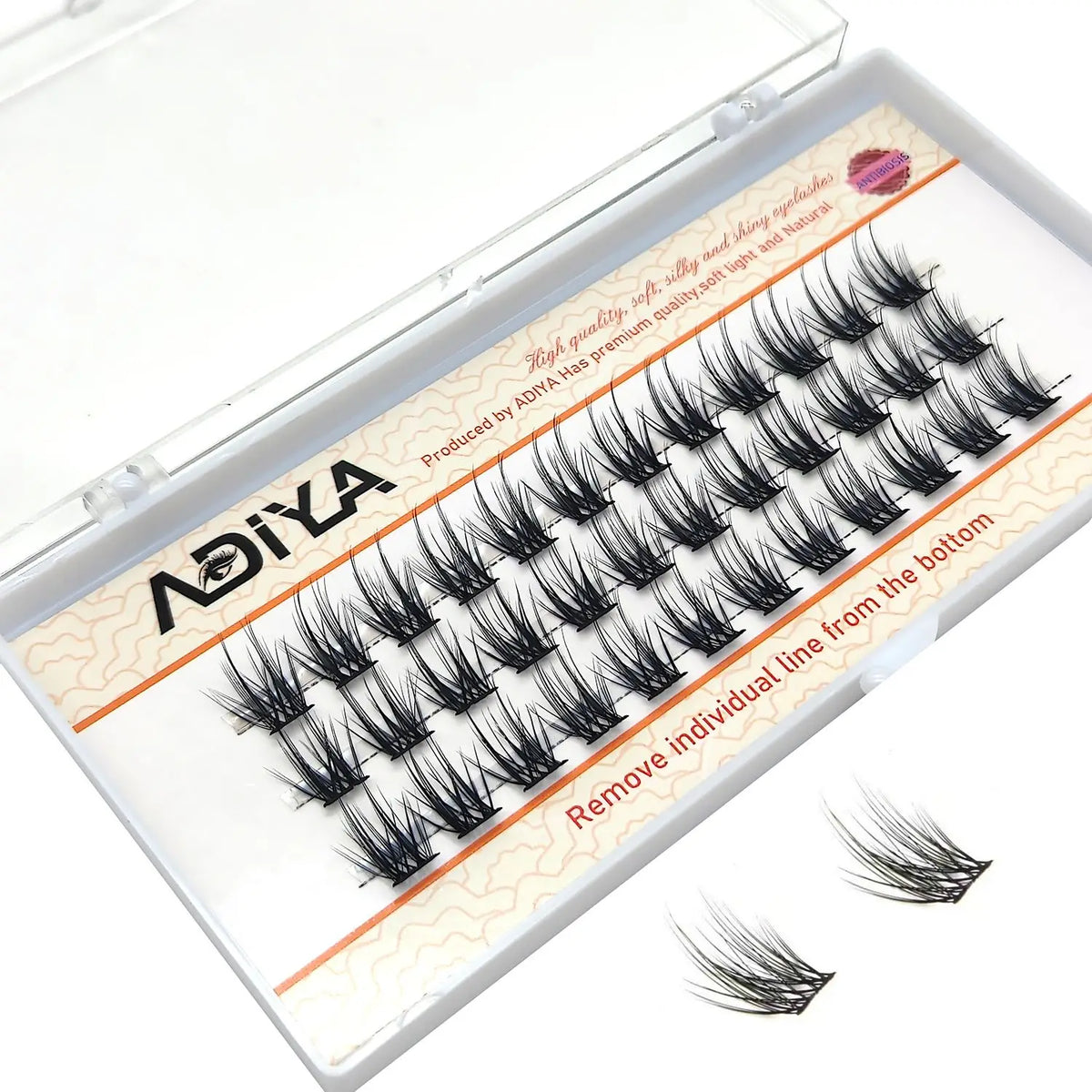 DIY Cluster Lashes for Personal Makeup Wide Stem C D DD Curl Eyelash Extension Segmented False Eyelashes Individual Natural Lash
