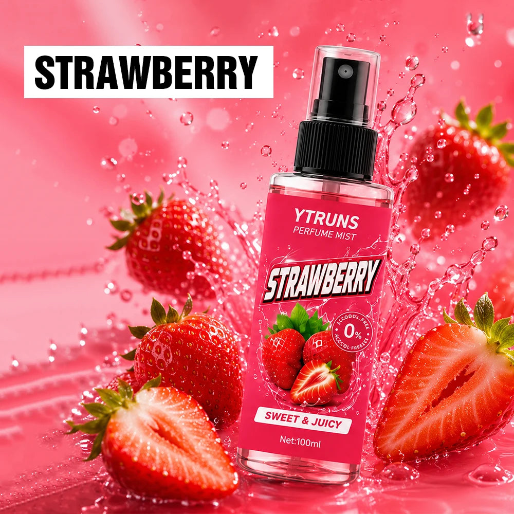 Fruit Perfume Spray, Fresh Fruity Fragrance, Long Lasting Light Scent, Portable Daily Perfume for Date, Office, Party and Travel