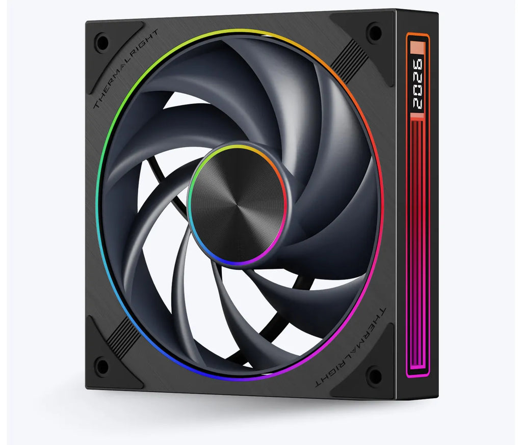 Thermalright TL-UC12/24/36 Performance Level Fan Pressure Fan ARGB Infinity Mirror Smart Speed Display 2400 RPM PWM Temperature