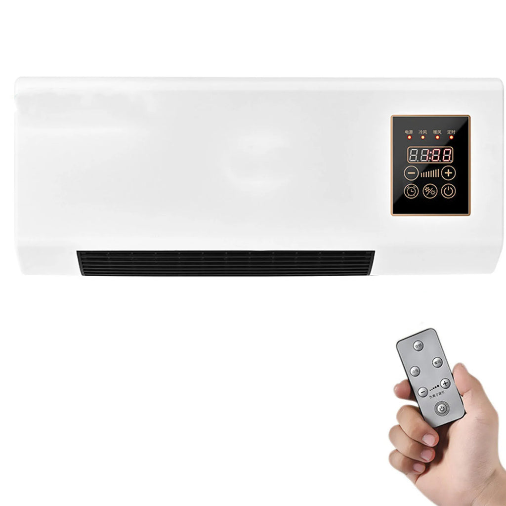 2 in 1 Air Conditioner 1800W Cool Warm Dual Use Wall Mounted Portable Air Conditioning with Remote Control for Home Bedroom
