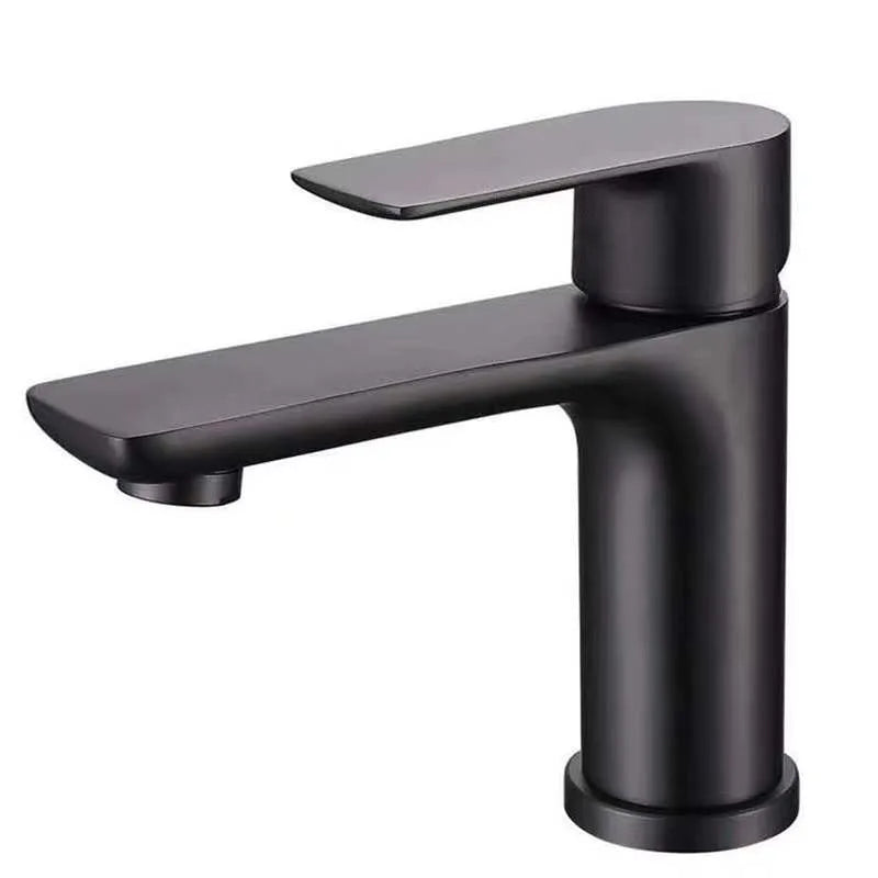 Bathroom Water Faucet Taps Cold and Hot Stainless Steel Single Hole Wash Basin Faucets Mixer Torneira Cascata Dourada