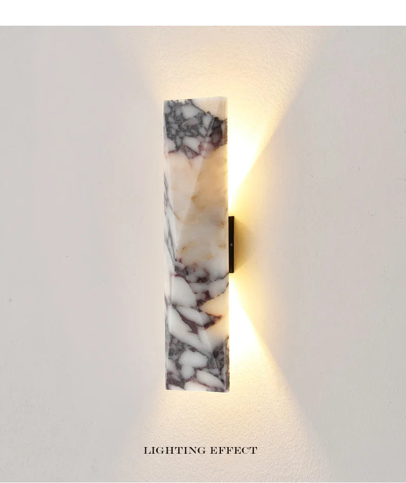 LED Outdoor Stone Wall Light Modern Villa Porch Garden Courtyard Exterior Wall Light Waterproof Garage Door Light