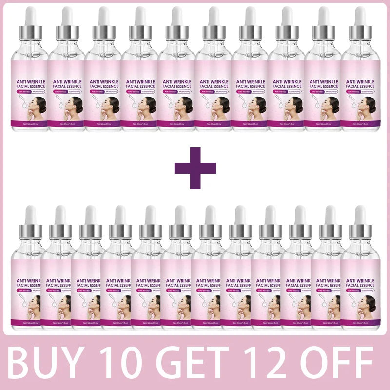 3ND Instant Anti Wrinkle Aging Remove Facial Wrinkles Serum To Fine Lines Around The Eyes Crow's Feet Neck Wrinkle Serum