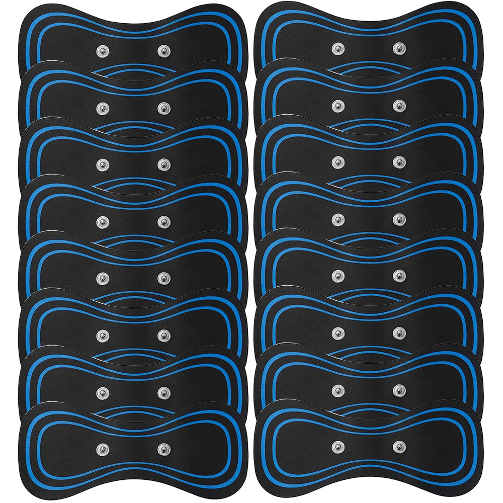 10/20Pcs EMS Muscle Stimulator Sticke Neck Massage Patch Replacement Trainer Hip Exerciser Slimming Tens Body Massager Gel Padsr