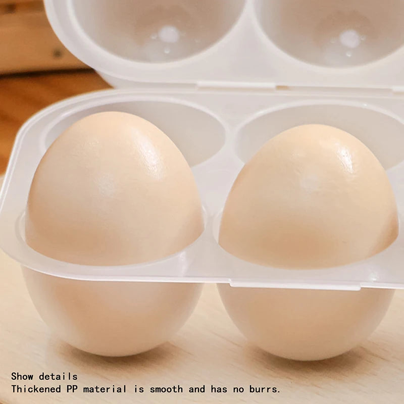 Kitchen Organizer 6 Grids Mini Egg Dispenser Holders For Case With Fixed Handle Organization Storage Egg Storage Box Box