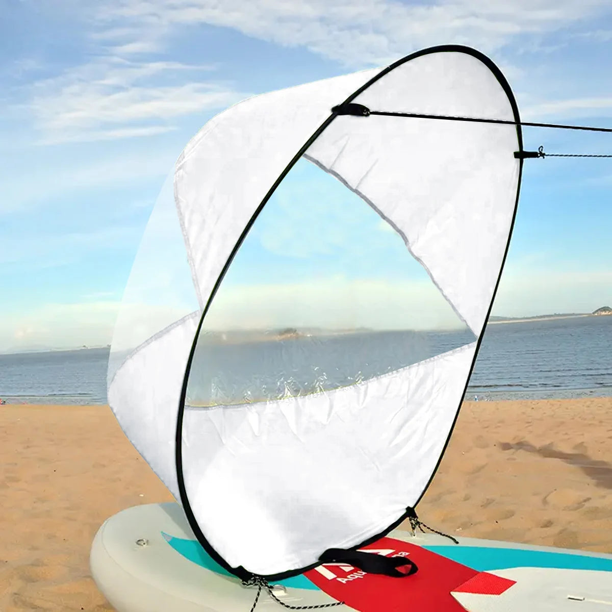SUP Board Surf Wind Sail SUP Accessories 42Inch Kayak Paddle Foldable 5 Colors Surfboard Surf Water Sports Boat Accessories