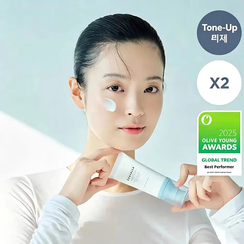 SKIN1004 Centella Hyalu Cica Water Fit Sun Serum SPF50 PA++++ 50ml Serum Like Texture Non Greasy Dewy Finish Korean Skincare