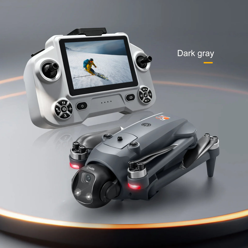 YLRC YL059 RC Drone Airdrop GPS WIFI FPV 180° ESC 4K Dual Camera Smart Follow Obstacle Avoidance Quadcopter 4.5" Screen