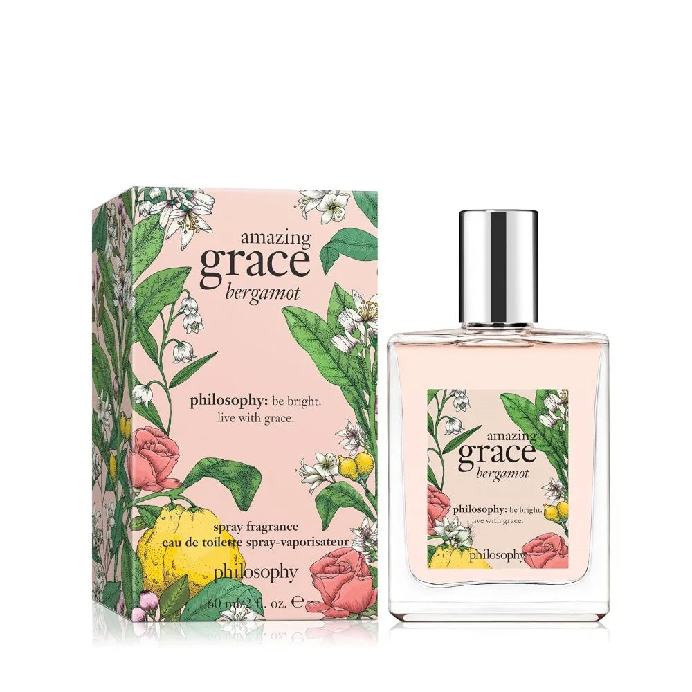 Philosophy Amazing Grace Eau de Parfum For Women, Clean Floral Long Lasting Perfume with Bergamot Lily of The Valley Musk Notes