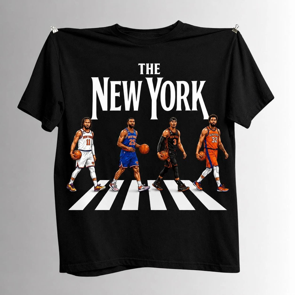 The New York Basketball T-shirt Knicks Fans Gift 2026 Summer Men's Women's Sportswear Casual Loose Cotton Clothing Y2k Style