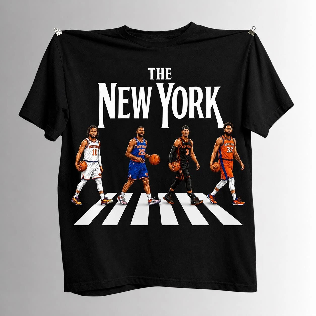 The New York Basketball T-shirt Knicks Fans Gift 2026 Summer Men's Women's Sportswear Casual Loose Cotton Clothing Y2k Style