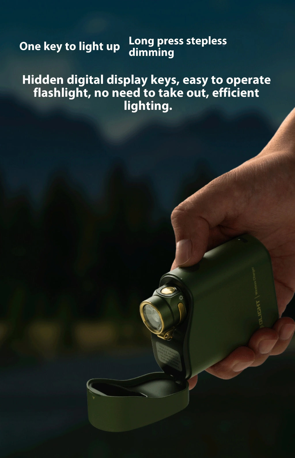 Olight Conductor Baton4 Ultra Long Endurance 1300 Lumens Portable Pocket Edc Flashlight