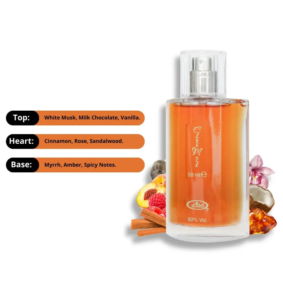 Choco Musk Eau De Parfum Spray for Women, 1.65 Oz/50 Ml