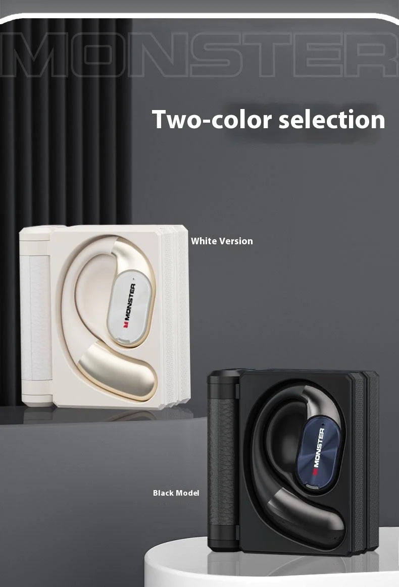 MONSTER AC530 Wireless Bluetooth Earphones Noise-Canceling Wireless Bio-Fiber Dynamic Driver Foldable Music Earphones Gift