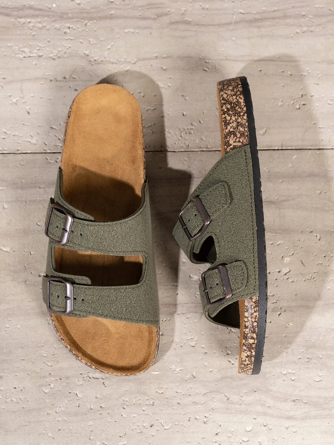 Men's Fashion Slippers, Casual and Comfortable Thick-Soled Wear-Resistant Casual Non-Slip Home Outing Beach Shoes
