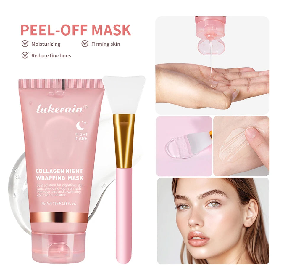 Skincare Koreans Originales Deep Collagen Mask Peel Off Mask Facial mask soluble collagen hydration tightening Night cream skin