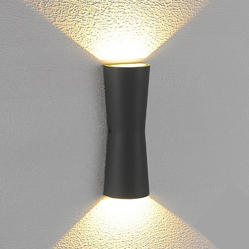 Modern LED Wall Light Waterproof Outdoor Garden Porch Wall Sconces Indoor Wall Lamps Aluminum Balcony Patio Wall Lights