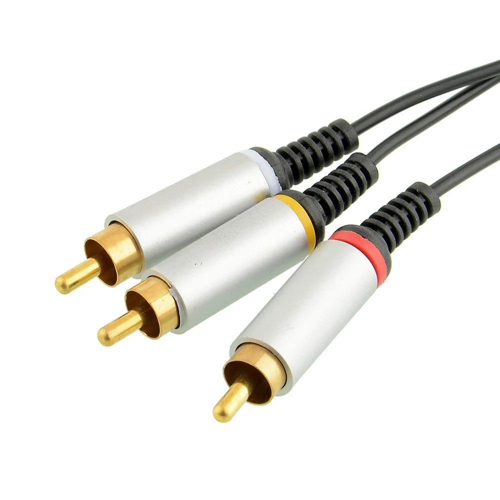 AV RCA 3RCA Ypbpr 5RCA Cable for PSP 2000 3000 Game Console Connect TV Audio and Video Wire Plug Adater Extend Line Length 3m