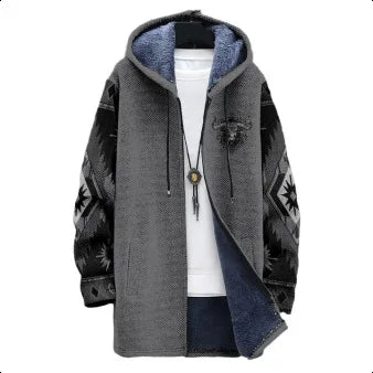 Spring Men's Trend Lapel Chenille Woolen Coat Woolen Coat