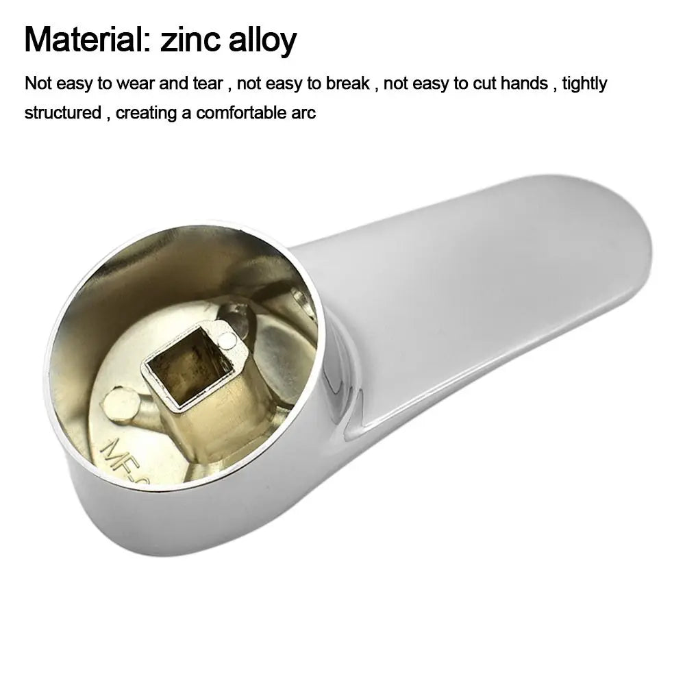 35mm/40mm Kitchen Hot Cold Faucet Switch Handle Basin Mixer Tap Metal Replacement Cover Bathroom Taps Repair Accessories