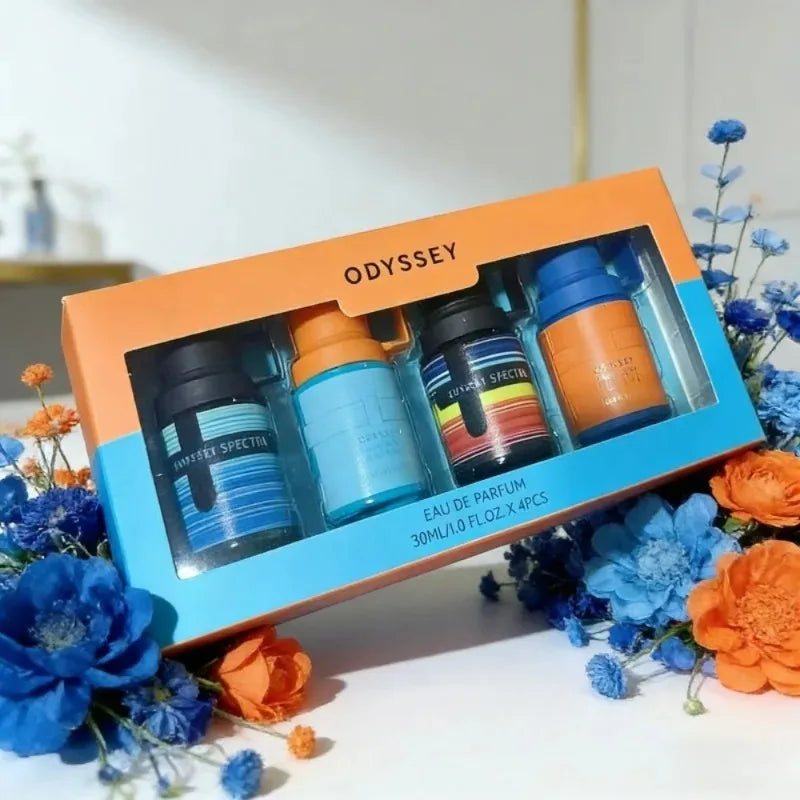 Fresh Floral Fruity Scent Eau De Parfum Set Portable Long Lasting Perfume for Women Men Daily Use Fragrance Gift Kit