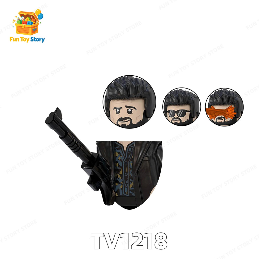 TV6224 TV Watchdog Series, Assembled Building Blocks, Human Toys, Collected by Film and Television Enthusiasts, Gifts for People