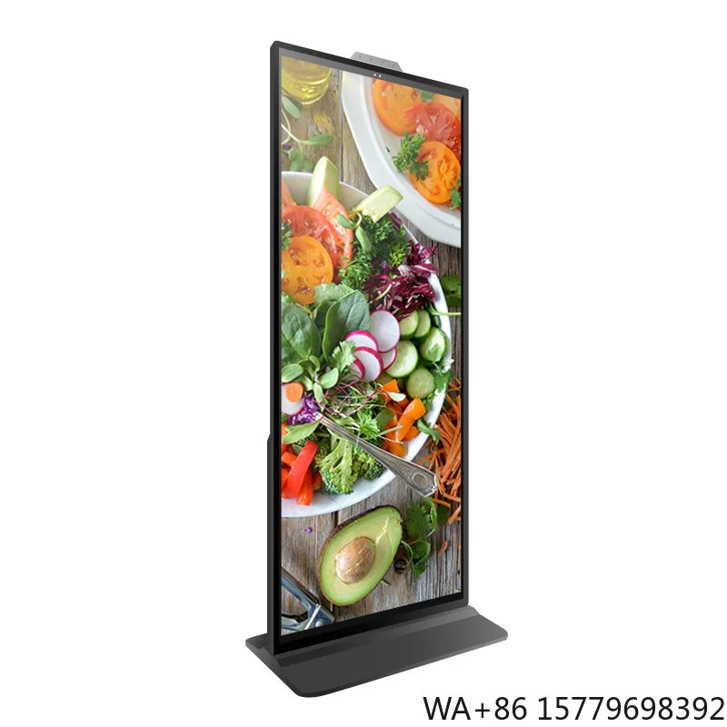 Hot Selling LCD Advertising Interactive Screen Digital Signage Kiosk Totem Floor Standing Display for Restaurant