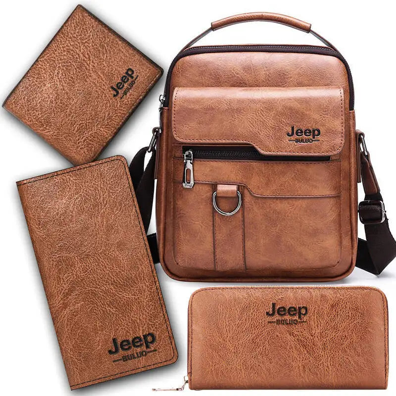 Men's Shoulder Bag, Business Commuting Men's Bag, Crossbody Bag, Soft Leather Hanging Bag, Large Capacity Small Backpack