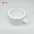 Shower Head Powerful Supercharging Hydromassage 360-Degree Ring Water Spray Spiral Nozzle All-round Cleaning Shower Head