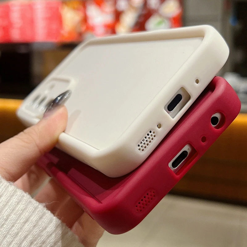 Luxury Candy Color Soft Case S26 S25 S24 S23 S22 Ultra Plus S21 FE A16 A53 A55 A56 A05S 5G 4G A52 Skin Feel Silicone Cover Funda
