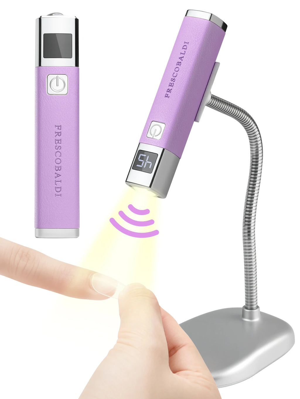 1Pc Rechargeable UV LED Nail Lamp with AI Auto Sensor USB Built-in Battery Nail Dryer Fast Gel  Manicure Tool for Home Salon Use