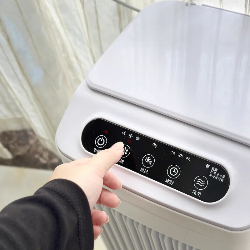 Air conditioning fan air cooler household bedroom silent small mobile water-cooled fan  air cooler  ventilador portátil