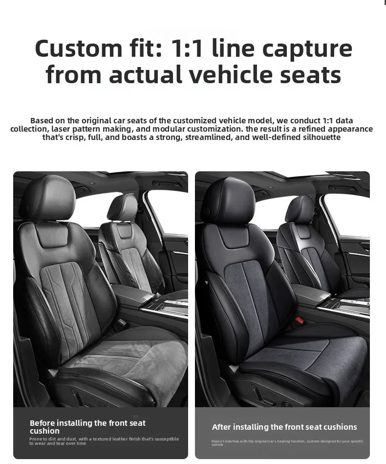 Custom Fit Full Luxury Car Seat Cover Car SUV Full Seat Set Perforated Genuine Leather for Various Models Contact Seller JJ208