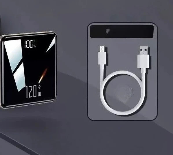 20000mAh Power Supply Suitable for Fast Charging  Large Capacity  Compact, Portable  Ultra-thin  Portable 120W Power Bank